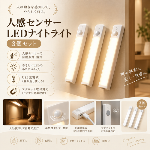 BrightMag™ | 強力マグネットLEDライト