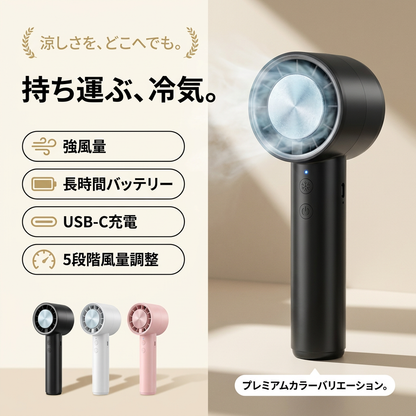 CryoBlast 5™ — 高風力アイス冷却ミニファン