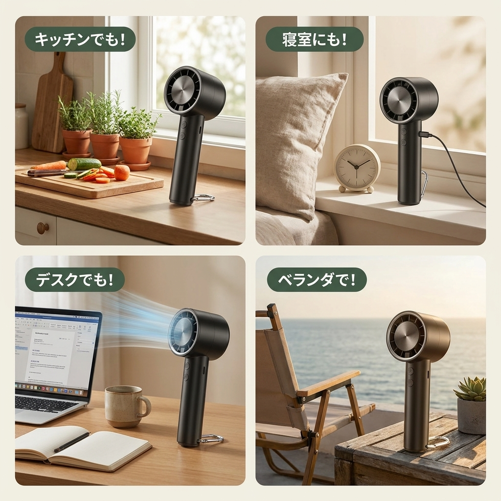 CryoBlast 5™ — 高風力アイス冷却ミニファン