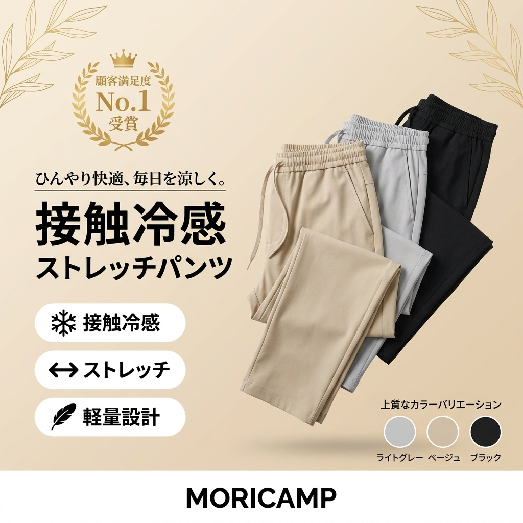CoolDrift™｜接触冷感ストレッチパンツ