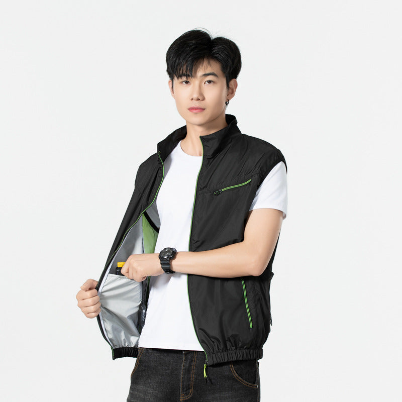 WorkCool ベスト™｜ダブルファン付きUSB充電式空調ベスト（軽量・速乾）